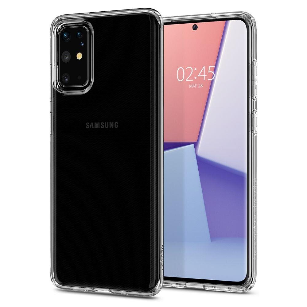 Spigen Liquid Crystal Galaxy S20+ Plus Crystal Clear kaina ir informacija | Telefono dėklai | pigu.lt