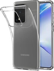 Spigen Liquid Crystal Силиконовый чехол для Samsung G988 Galaxy S20 Ultra Прозрачный цена и информация | Чехлы для телефонов | pigu.lt