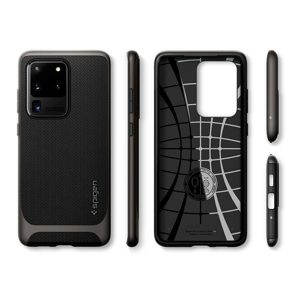 Spigen Neo Hybrid Galaxy S20 Ultra Gunmetal kaina ir informacija | Telefono dėklai | pigu.lt