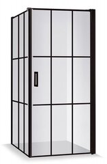 Industrinio stiliaus dušo kabina City Evora, 100x100cm kaina ir informacija | Dušo kabinos | pigu.lt