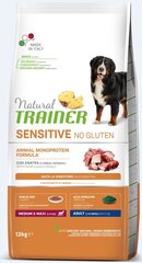Natural Trainer Sensitive No Gluten vidutinių ir didelių veislių šunims su antiena 12kg kaina ir informacija | Sausas maistas šunims | pigu.lt