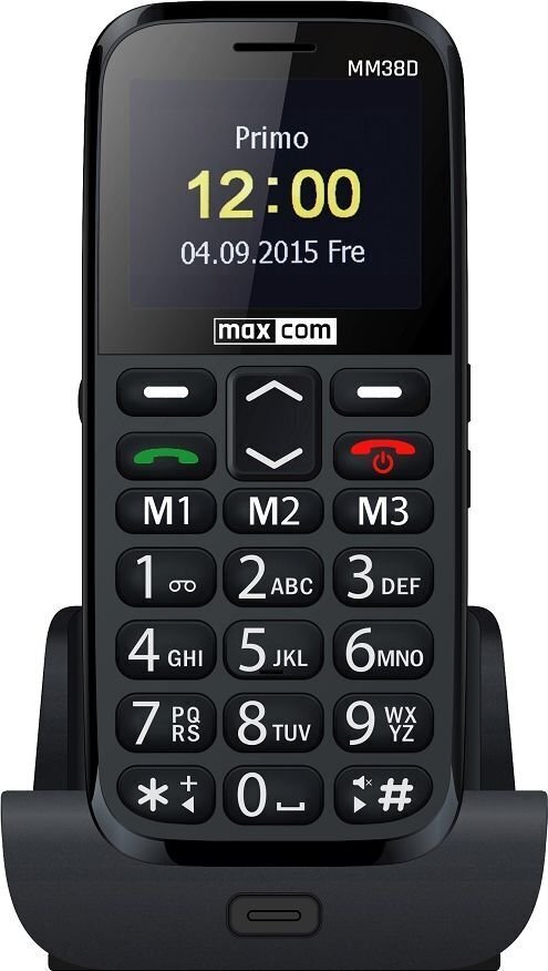 Maxcom MM38D, Black kaina ir informacija | Mobilieji telefonai | pigu.lt