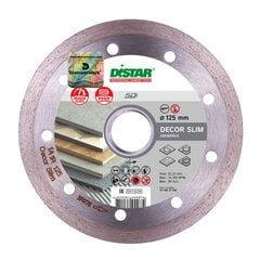 Алмазный диск DISTAR DECOR SLIM 5D, 125 мм цена и информация | Механические инструменты | pigu.lt