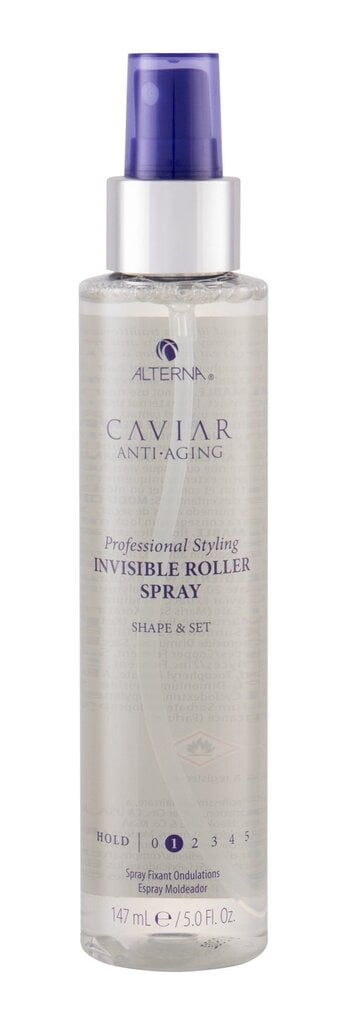 Plaukų purškiklis garbanų modeliavimui Alterna Caviar Invisible Roller, 147 ml kaina ir informacija | Plaukų formavimo priemonės | pigu.lt