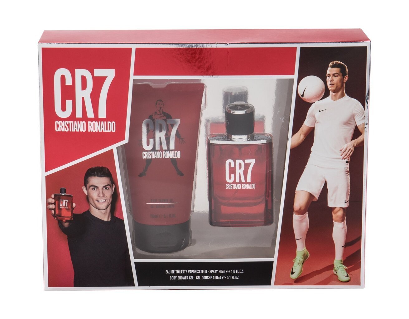 Rinkinys Cristiano Ronaldo CR7 vyrams: EDT, 30 ml + dušo želė, 150 ml цена и информация | Kvepalai vyrams | pigu.lt