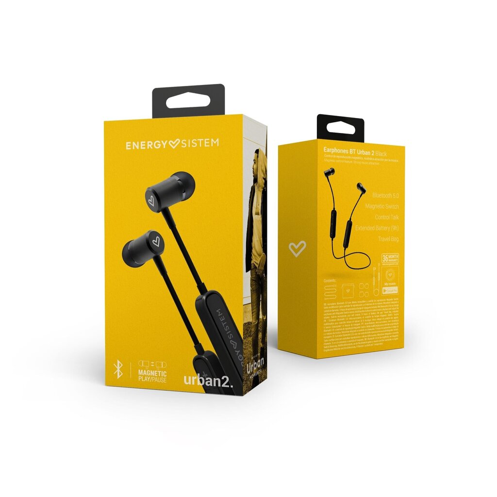 Energy Sistem Earphones BT Urban 2 kaina ir informacija | Ausinės | pigu.lt