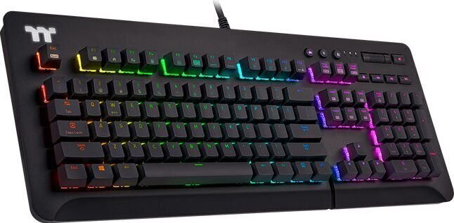Laidinė Thermaltake Tt eSports Level 20 GT RGB Razer Green klaviatūra, juoda цена и информация | Klaviatūros | pigu.lt