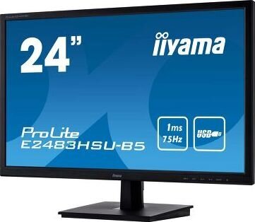 Iiyama E2483HSU-B5 kaina ir informacija | Monitoriai | pigu.lt