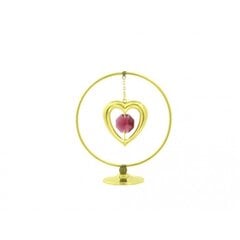 Сердце на цепочке в круге, на подставке с кристаллами SWAROVSKI цена и информация | Детали интерьера | pigu.lt