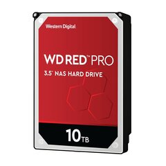 HDD WD RED PRO 10TB WD102KFBX цена и информация | Внутренние жёсткие диски (HDD, SSD, Hybrid) | pigu.lt