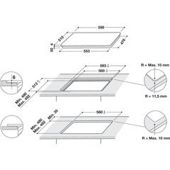 Whirlpool WLB8160NE цена и информация | Варочные поверхности | pigu.lt