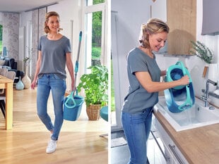 Набор для чистки полов LEIFHEIT Clean Twist Disc Mop Ergo цена и информация | Инвентарь для уборки и принадлежности | pigu.lt