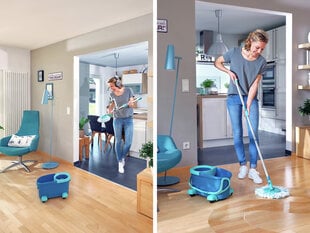 Leifheit grindų valymo rinkinys Clean Twist Disc Mop kaina ir informacija | Leifheit Virtuvės, buities, apyvokos prekės | pigu.lt