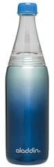 Бутылка термос resco Twist & Go Thermavac 0,6L нержавеющая сталь/ синий цена и информация | Фляги для воды | pigu.lt