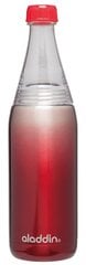 Бутылка термос Fresco Twist & Go Thermavac 0,6L нержавеющая сталь/ красная цена и информация | Фляги для воды | pigu.lt