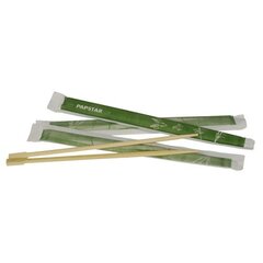 Bambuko lazdelės 23cm 50 porų kaina ir informacija | Vienkartiniai indai šventėms | pigu.lt