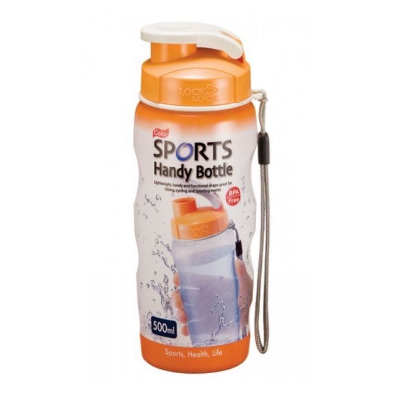 Gertuvė Color Sports, 500 ml, oranžinė цена и информация | Gertuvės | pigu.lt