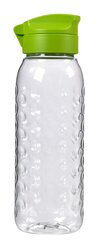 Бутылка Dots Bottle 0,45L прозрачная / зеленая цена и информация | Фляги для воды | pigu.lt