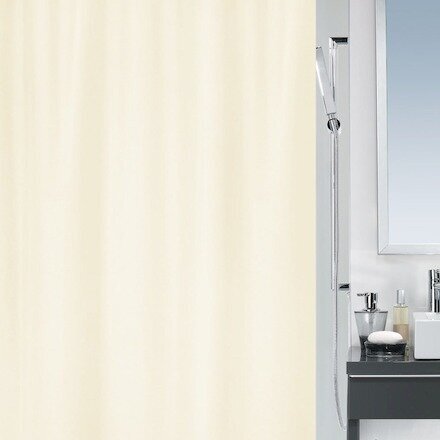 Dušo užuolaidos Primo 180x200cm šampano spalvos tekstilė kaina ir informacija | Vonios kambario aksesuarai | pigu.lt