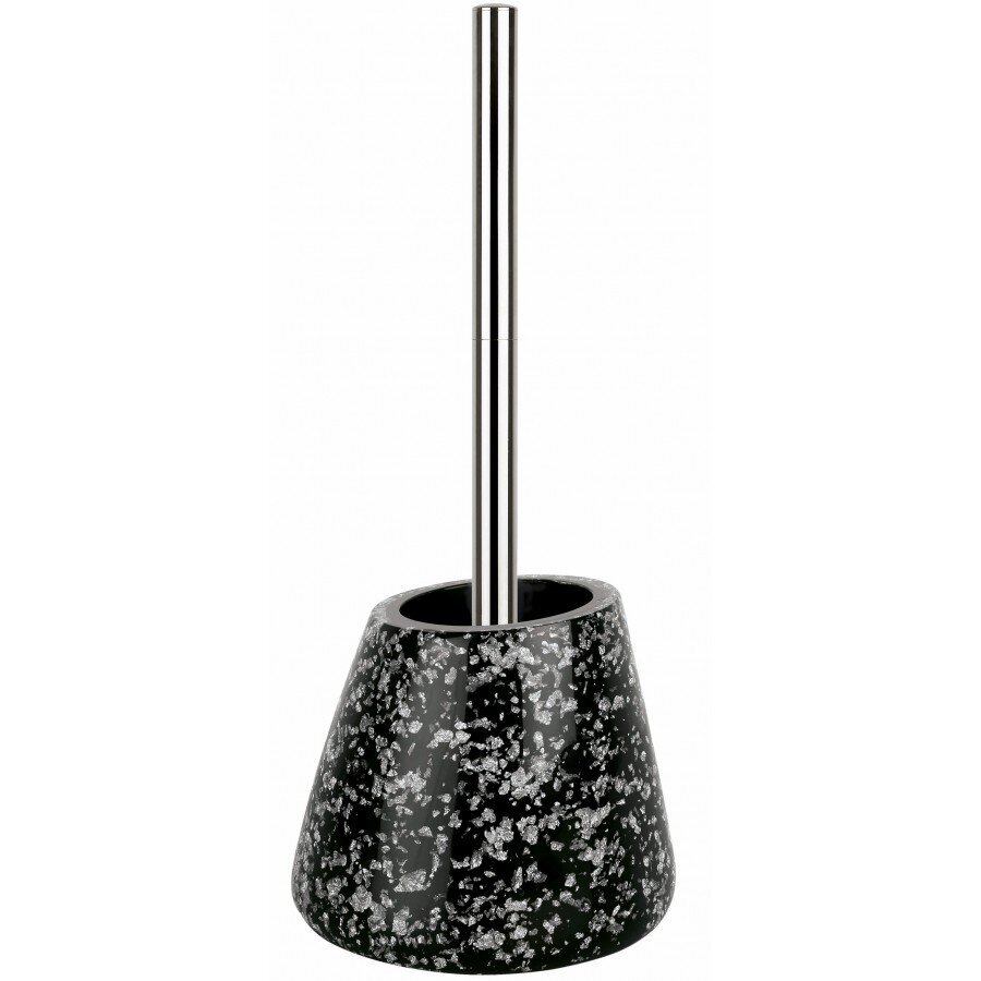 Tualeto šepetys Etna glitter juodas цена и информация | Vonios kambario aksesuarai | pigu.lt