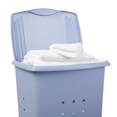 Корзина для белья Millenium, 60л (синий) цена и информация | Аксессуары для ванной комнаты | pigu.lt