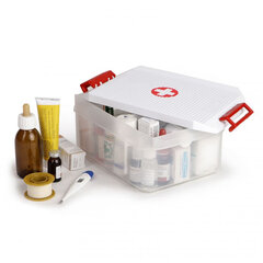 Pirmosios pagalbos vaistinėlės dėžutė 4,5 L kaina ir informacija | Vaistinėlės ir saugos reikmenys | pigu.lt