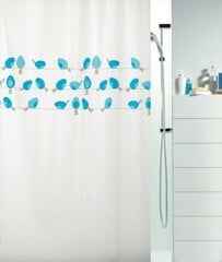 Шторки для ванной Birdy 180x200cм PEVA цена и информация | Набор акскссуаров для ванной | pigu.lt