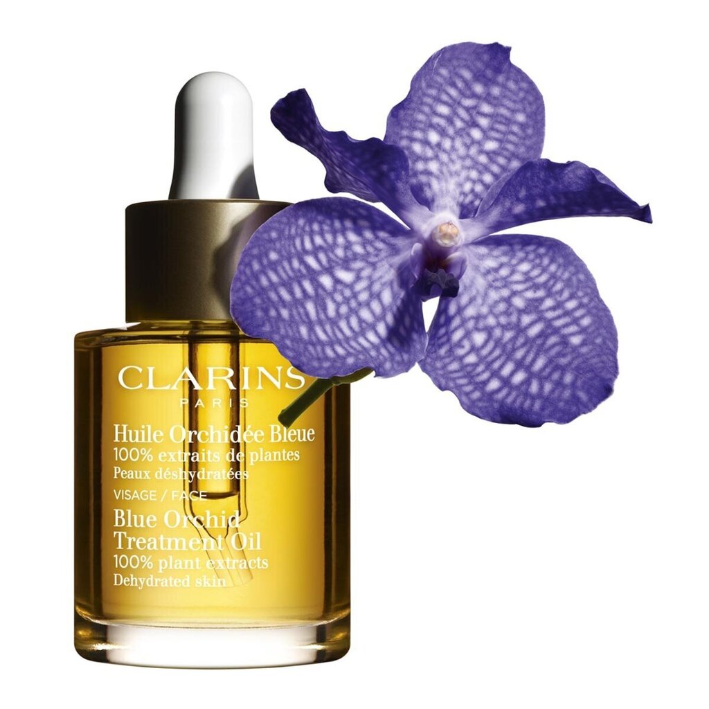 Drėkinamasis veido serumas Clarins Blue Orchid, 30 ml kaina ir informacija | Veido aliejai, serumai | pigu.lt