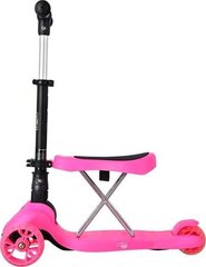 Трехколесный самокат Nils Extreme Fun HLB12 2in1, Pink цена и информация | Самокаты | pigu.lt