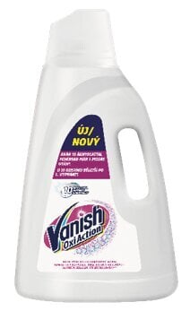 VANISH White Liquid 3l skystis dėmėms šalinti kaina ir informacija | Skalbimo priemonės | pigu.lt