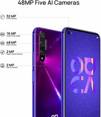 Huawei Nova 5T Dual-Sim 128 GB Midsummer Purple kaina ir informacija | Mobilieji telefonai | pigu.lt