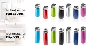 LEIFHEIT Термокружка Flip 350мл серебристого цвета цена и информация | Термосы, термокружки | pigu.lt