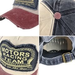 Kepurė su snapeliu "Motors Racing" kaina ir informacija | Vyriški šalikai, kepurės, pirštinės | pigu.lt
