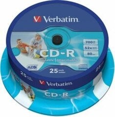 CD-R диски Verbatim 43439 цена и информация | Виниловые пластинки, CD, DVD | pigu.lt