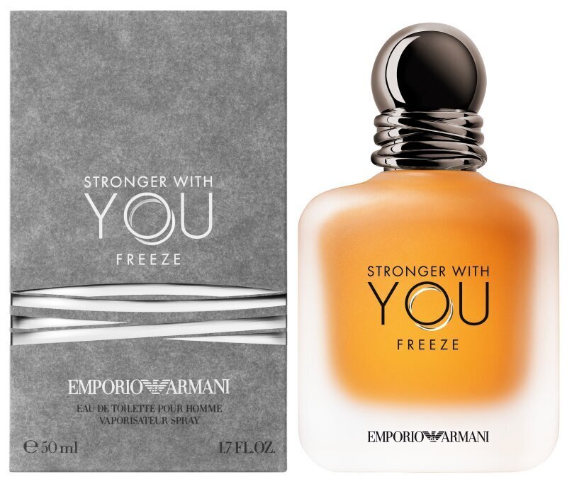 Tualetinis vanduo Giorgio Armani Stronger With You Freeze EDT vyrams 50 ml цена и информация | Kvepalai vyrams | pigu.lt