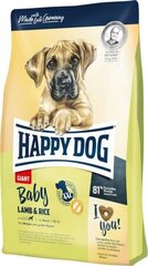 Happy Dog Baby Giant корм для щенков крупных пород с бараниной и рисом, 15 кг цена и информация |  Сухой корм для собак | pigu.lt