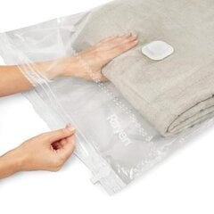 Вакуумный мешок размером M 55x90см цена и информация | Вешалки и мешки для одежды | pigu.lt
