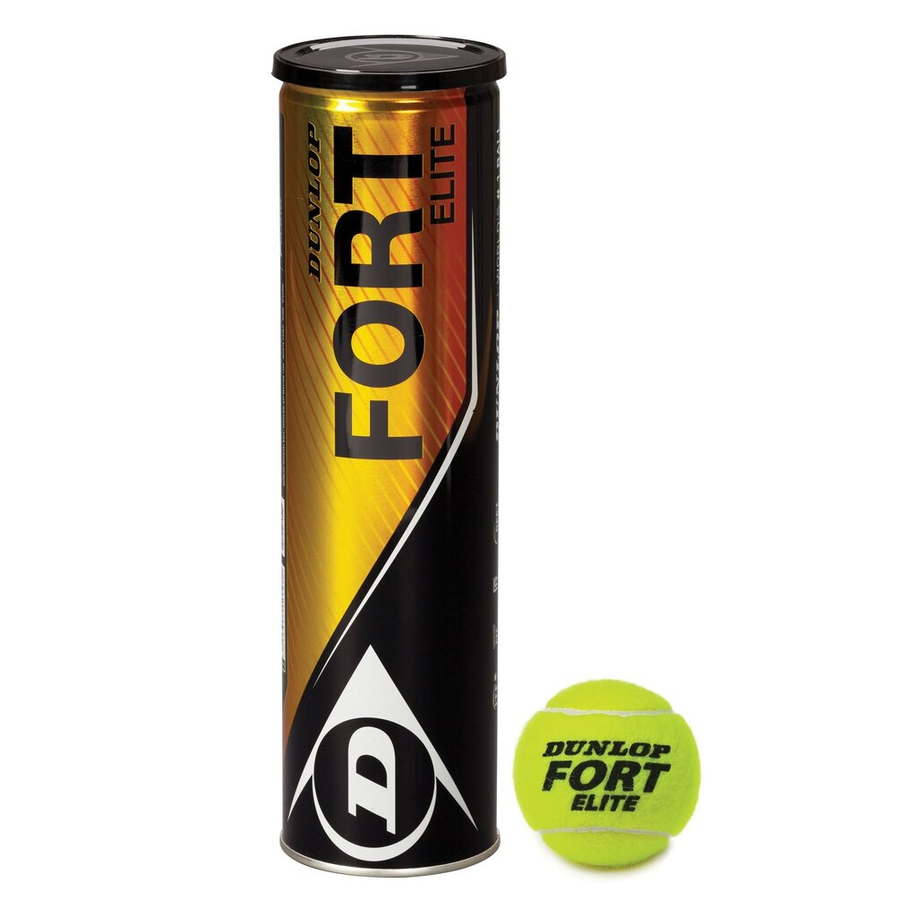 Lauko teniso kamuoliukai Dunlop Fort Elite, 4 vnt. kaina ir informacija | Lauko teniso prekės | pigu.lt