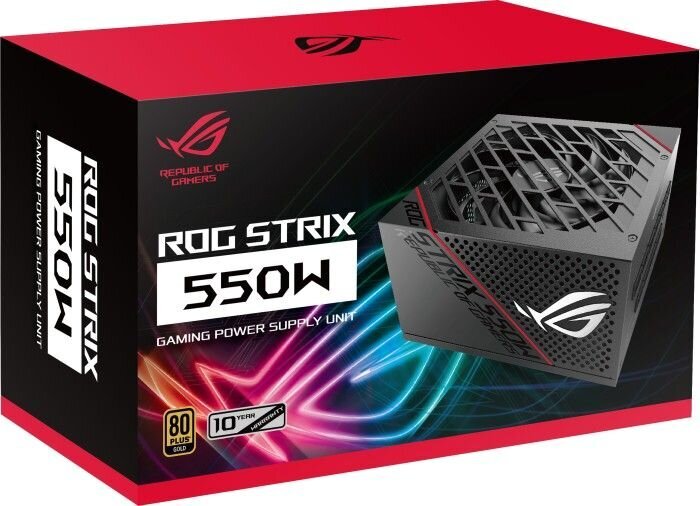 Asus Strix 550G 90YE00A2-B0NA00 kaina ir informacija | Maitinimo šaltiniai (PSU) | pigu.lt