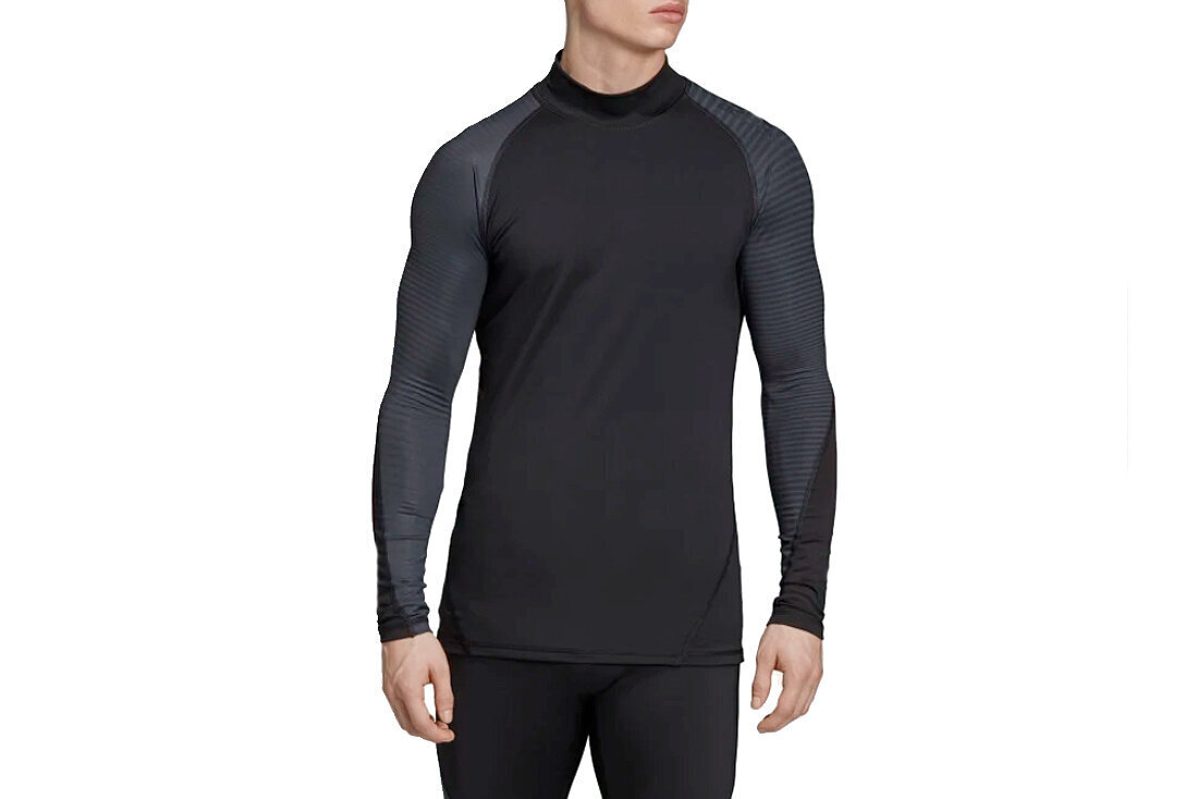 Termo marškinėliai vyrams Adidas Alphaskin Ls Tee CW4040, juodi kaina ir informacija | Vyriški termo apatiniai | pigu.lt