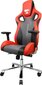 Žaidimų kėdė E-Blue Cobra II, pilka/raudona kaina ir informacija | Biuro kėdės | pigu.lt