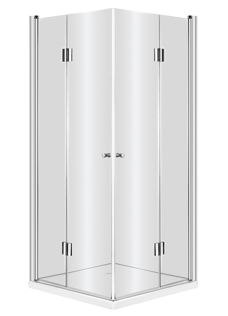 Deante dušo kabina Kerria 80x80, 90x90, 100x100cm, chrom kaina ir informacija | Dušo kabinos | pigu.lt