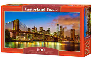 Пазл CASTORLAND Brooklyn Bridge, New York, 600 дет. цена и информация | Пазлы | pigu.lt