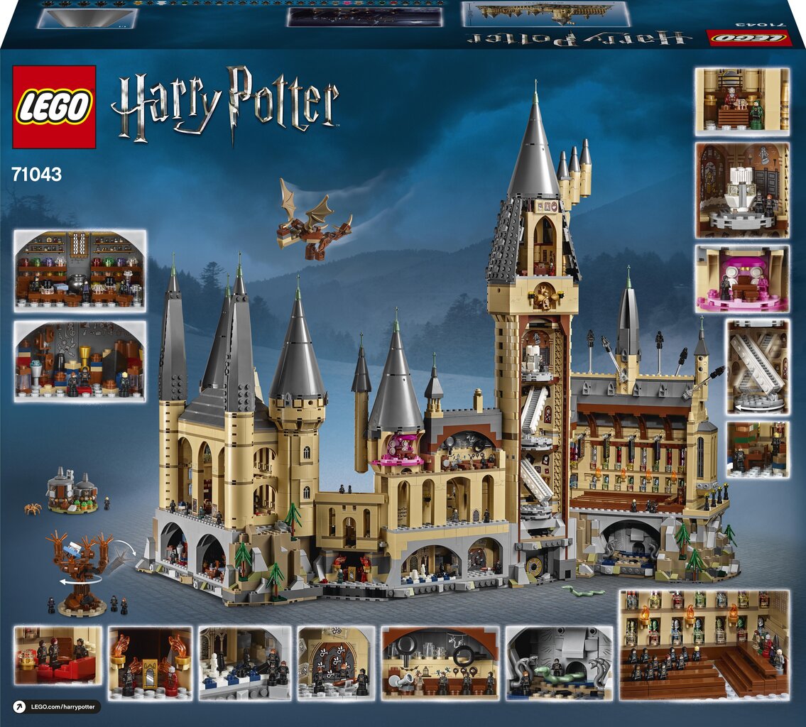 71043 LEGO® Harry Potter Hogvartso pilis цена и информация | Konstruktoriai ir kaladėlės | pigu.lt