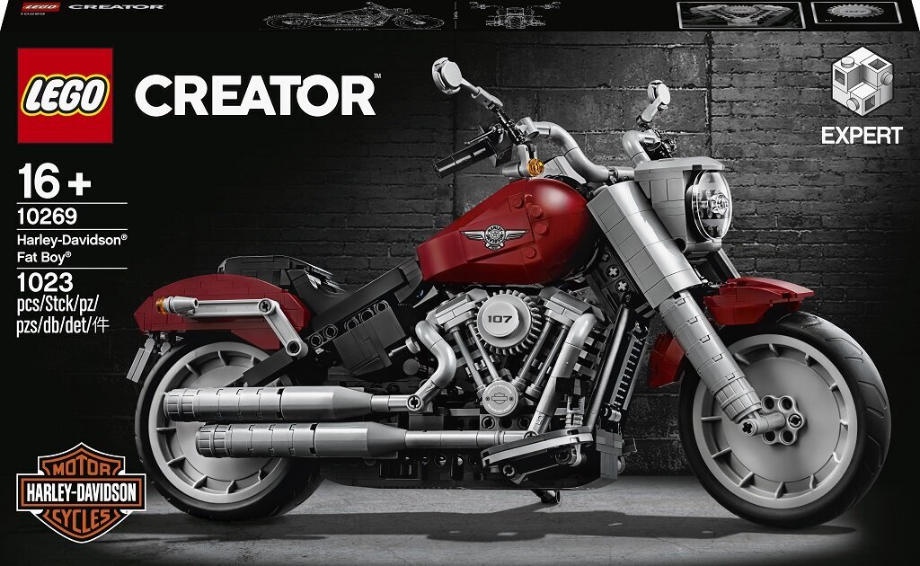 10269 LEGO® Creator Expert Harley-Davidson Fat Boy цена и информация | Konstruktoriai ir kaladėlės | pigu.lt