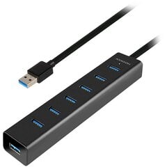 Axagon HUE-SA7BP 7x USB3.0 kaina ir informacija | Adapteriai, USB šakotuvai | pigu.lt