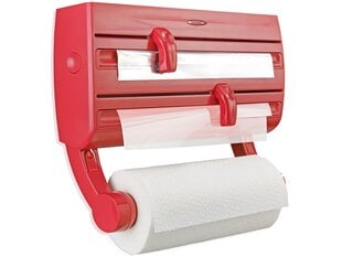 Красный держатель для бумаги, фольги, пленки LEIFHEIT Parat F2 цена и информация | Кухонная утварь | pigu.lt