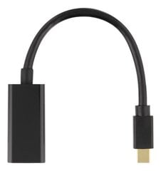 Deltaco DP-HDMI45, Mini DP/HDMI, 0.2 m kaina ir informacija | Kabeliai ir laidai | pigu.lt