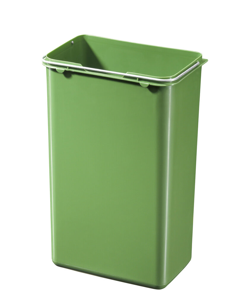 Atliekų konteineris duo Plus M, 2x9L, sidabro spalvos kaina ir informacija | Šiukšliadėžės | pigu.lt