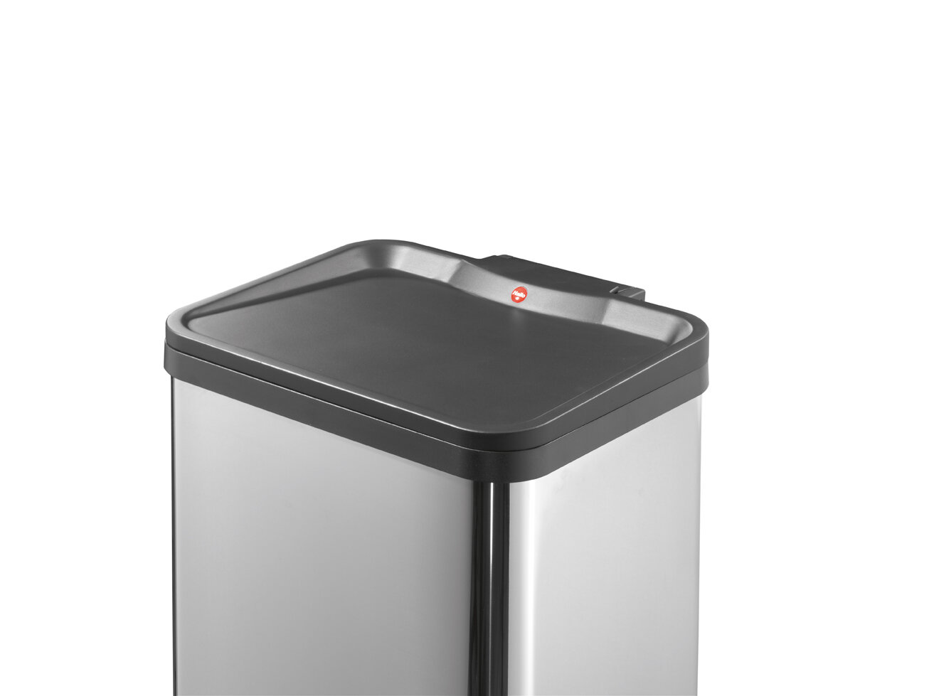 Atliekų konteineris duo Plus M, 2x9L, sidabro spalvos цена и информация | Šiukšliadėžės | pigu.lt